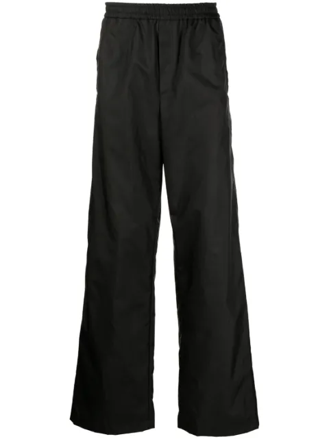Valentino Garavani elasticated-waist straight-leg trousers Black VRBK208J5