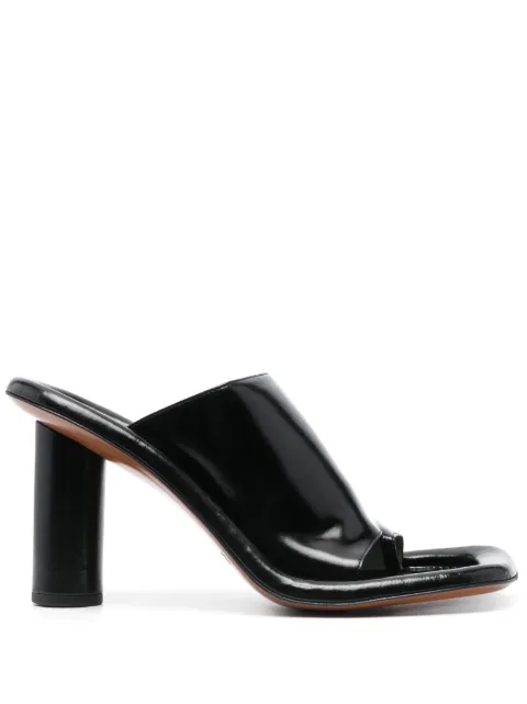 AMBUSH leather sandals Black BWIJ001S23LEA0011000
