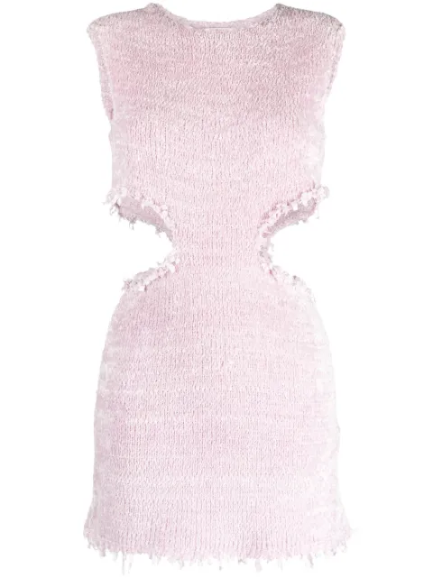 Jil Sander cut-out knitted minidress Purple J03CT0183J18271