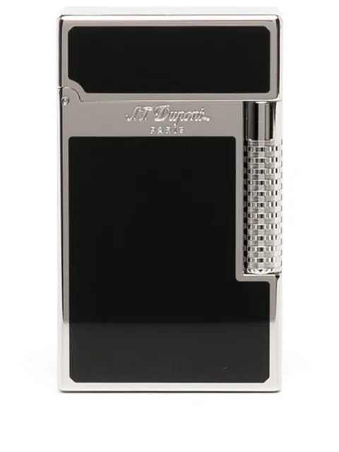 S.T. Dupont Ligne 2 engraved-logo lighter Black C23010