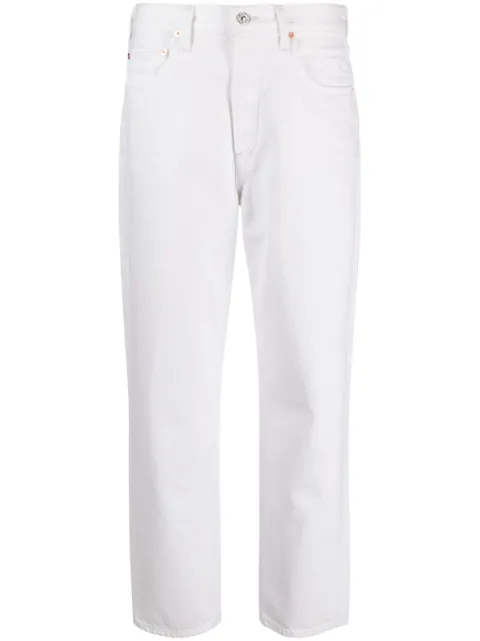 Citizens of Humanity Devi low-rise straight-leg jeans White 20491248