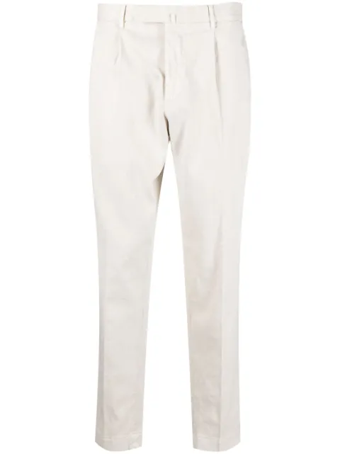 Dell'oglio pleated tapered-leg trousers Neutrals SCILLADSE1834