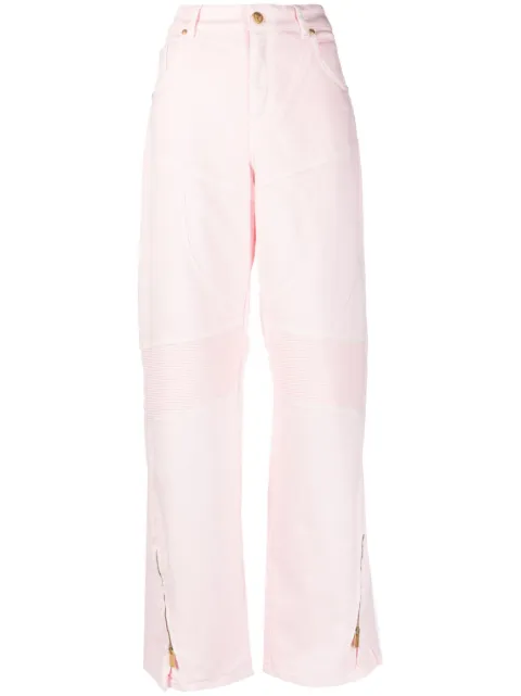 Blumarine mid-rise wide-leg jeans Pink P322J056A