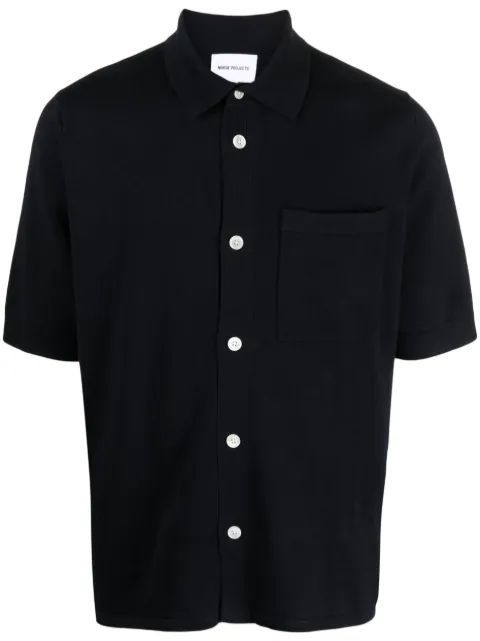 Norse Projects button-up short-sleeve shirt Blue N450572