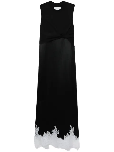 3.1 Phillip Lim draped cotton midi-dress Black F23197296PJB
