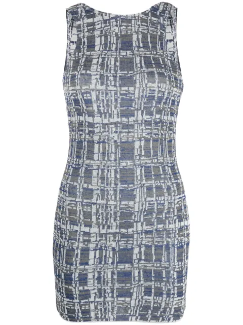 VITELLI sleeveless knitted minidress Blue SS23D46F08TSD