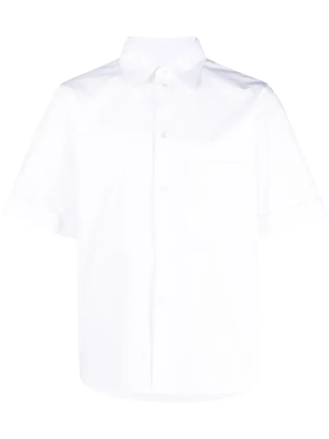 Róhe short-sleeve cotton shirt White 30620016