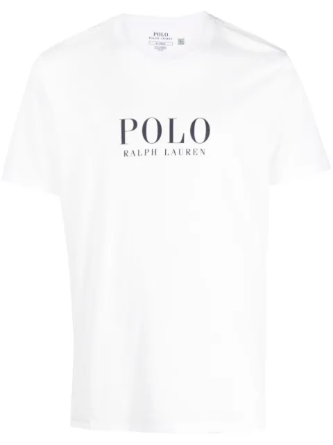 Polo Ralph Lauren logo-print cotton T-shirt White 714899613005