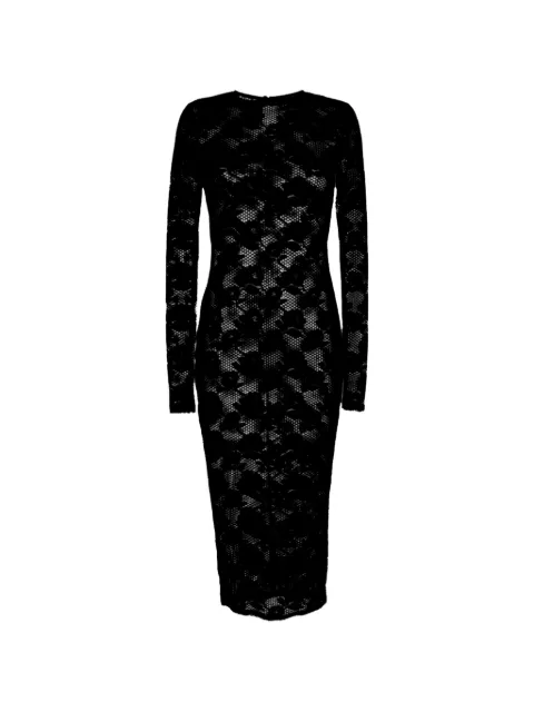 Fleur Du Mal Le Stretch Lace mini dress Black DR04810100