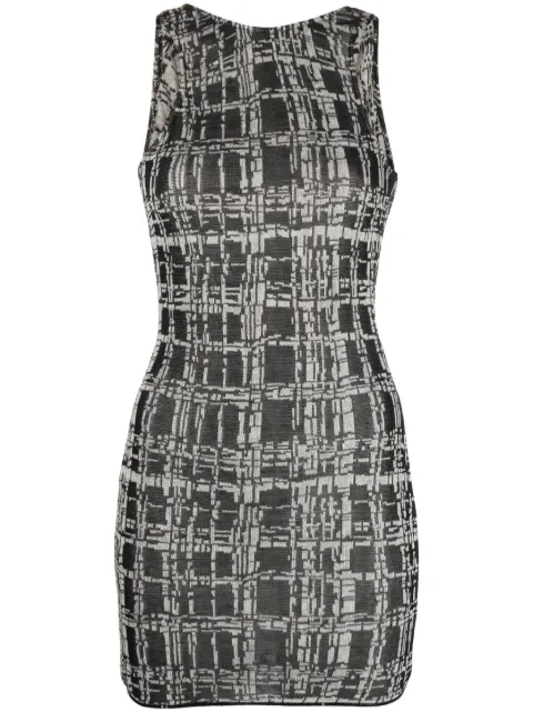 VITELLI sleeveless knitted minidress Black SS23D46F08TSD