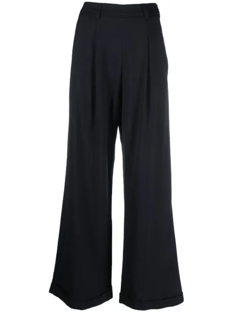 Forte Forte wide-leg tailored-cut trousers Blue 10632MYPANTS