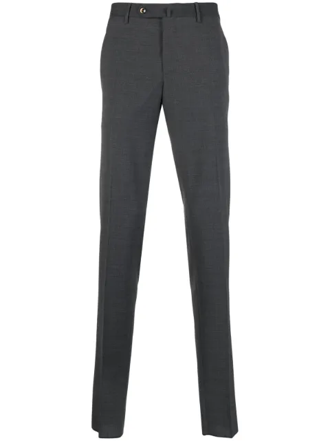 PT Torino mid-rise tapered trousers Grey CODS01Z00CL1PO35