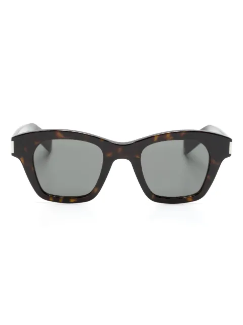 Saint Laurent Eyewear SL 592 square-frame sunglasses Brown SL592