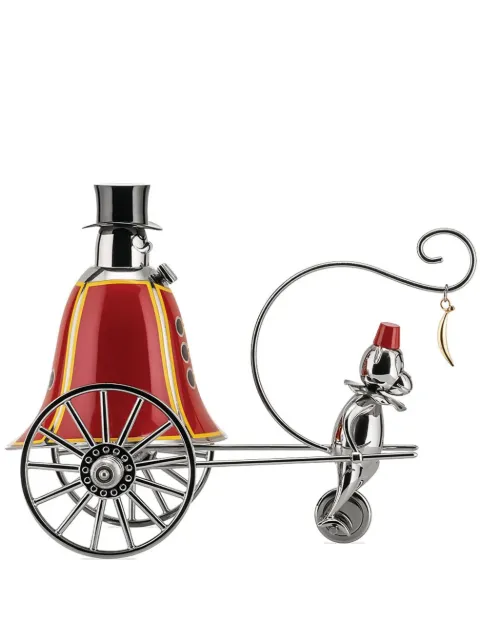 Alessi Ringleader metallic-finish sculpture Red MW38B