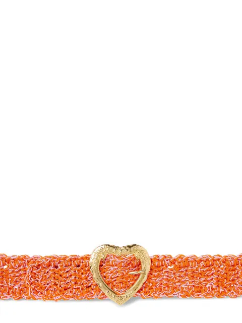 Marco Rambaldi heart-buckle belt Orange KNBELT01