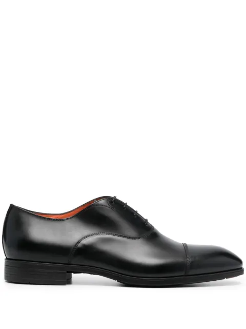 Santoni leather Oxford shoes Black MGSI11011SMABUSF