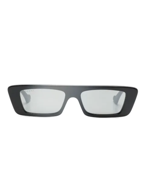 Gucci Eyewear rectangular-frame tinted sunglasses Black GG1331S