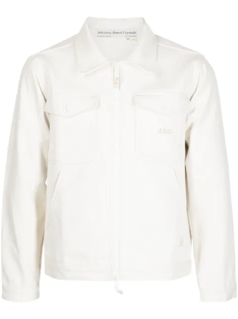 Advisory Board Crystals Abc. 123. Harrington shirt jacket White ABC123HJ100