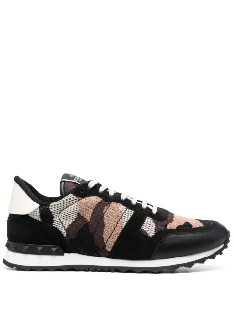 Valentino Garavani Camouflage Rockrunner low-top sneakers Black YS0723QRK