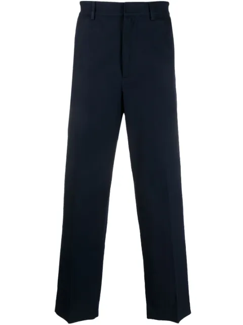 Department 5 straight-leg cotton trousers Blue UP0362TS0116
