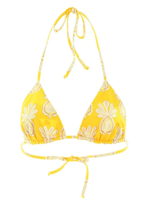 La DoubleJ reverisble triangle bikini top Yellow SWI0003LYC001PNP20YE02