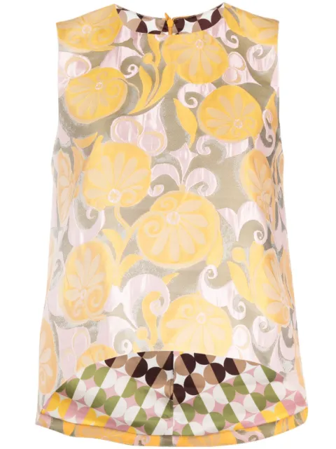 La DoubleJ La Scapa jacquard top Yellow TOP0016JCQ047MOO02YE02