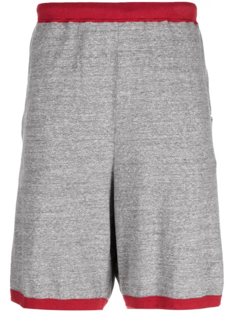 Undercover elasticated-waist cotton track shorts Grey UC1C4514