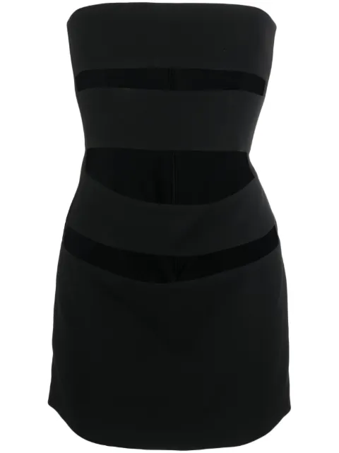 Mônot cut-out tube dress Black MONOTSS23802