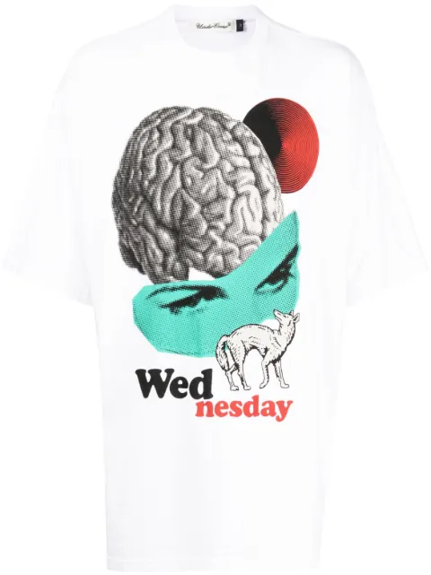 Undercover graphic-print cotton T-Shirt White UC1C48931