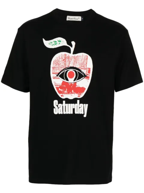 Undercover graphic-print cotton T-Shirt Black UC1C3804
