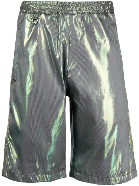 Doublet Hologram lamé bermuda shorts Grey 23SS09PT229