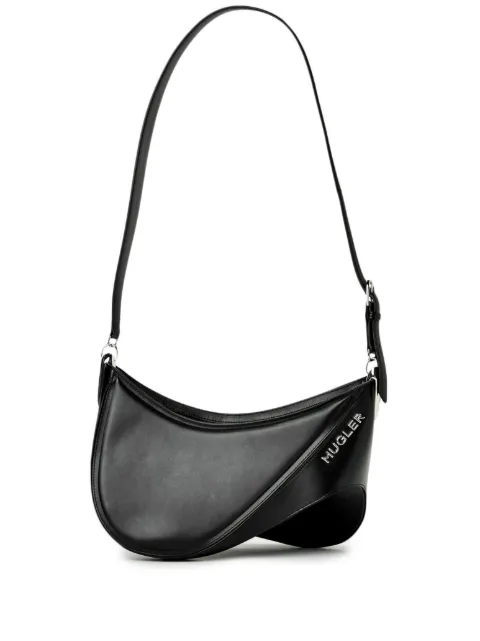 Mugler large Smooth Spiral tote bag Black 22W10SA0002906