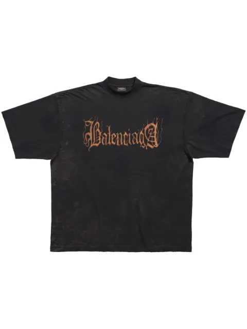 Balenciaga Heavy Metal cotton T-shirt Black 744439TOVE1