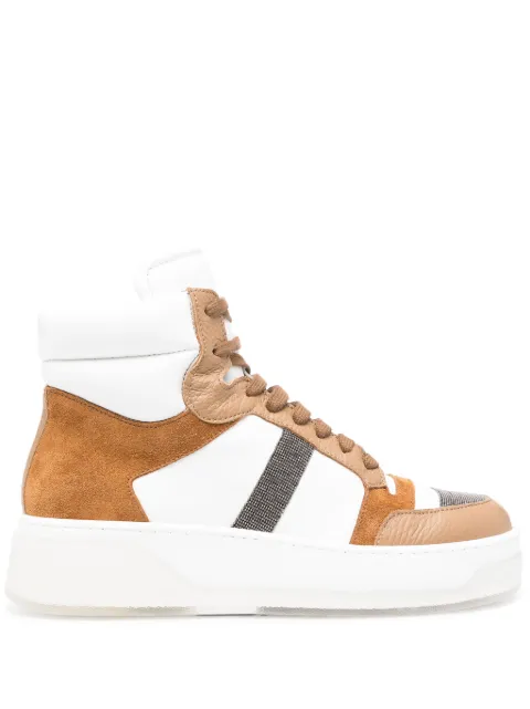 Fabiana Filippi high-top lace-up sneakers White ASD213A7830000H991