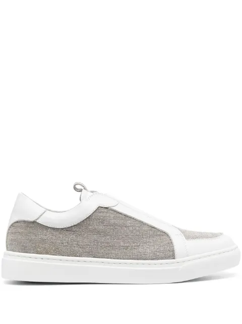 Fabiana Filippi two-tone panelled lace-up sneakers White ASD223A9420000H927