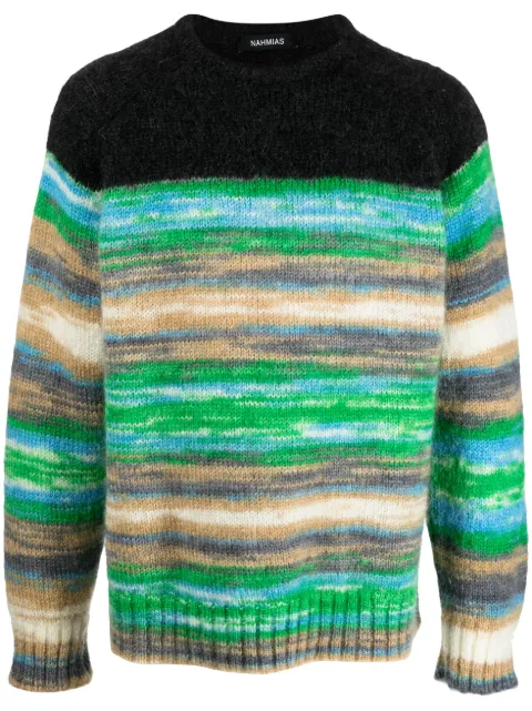 Nahmias intarsia-knit sweatshirt Black SS23KW5CN4960