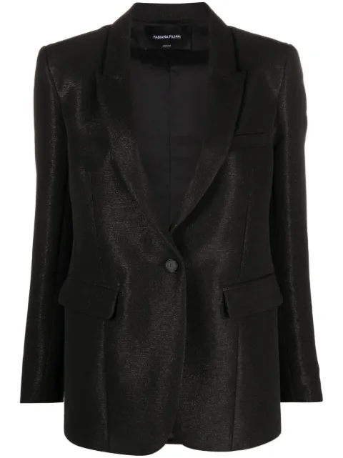 Fabiana Filippi single-breasted blazer Brown GCD223F1610000H828