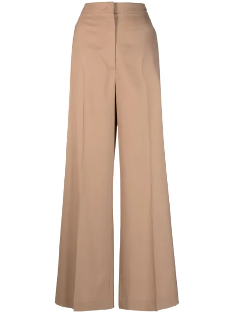 Fabiana Filippi wide-leg tailored trousers Brown PAD213F2550000D547