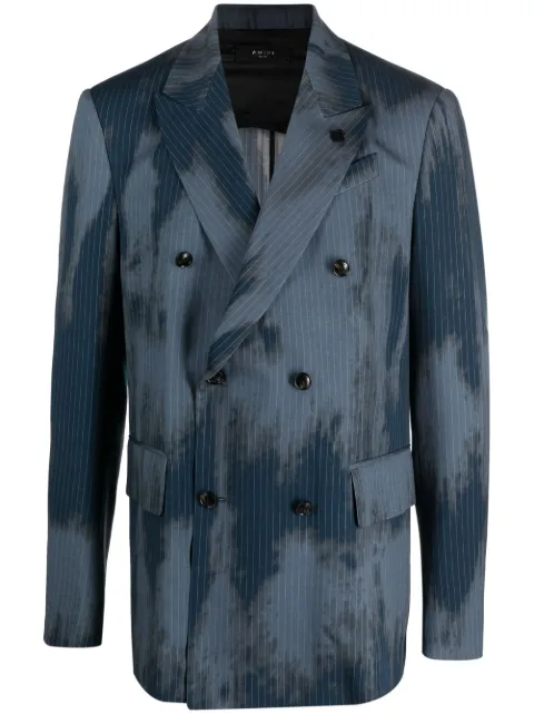 AMIRI double-breasted blazer Blue SS23MOS035