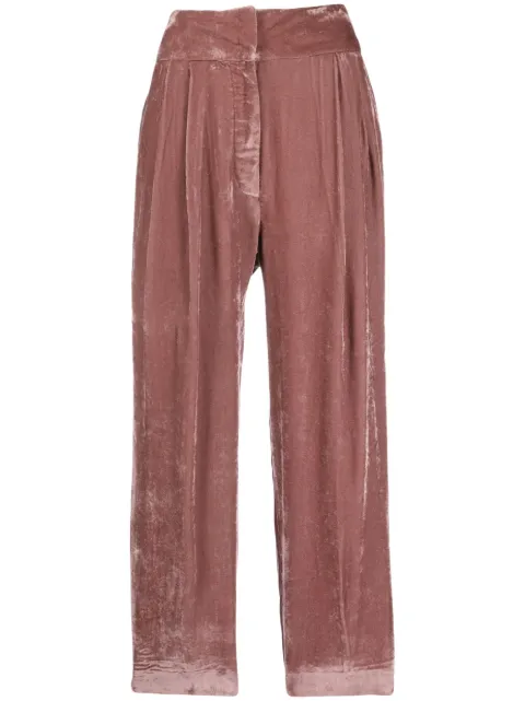 Fabiana Filippi pleated straight-leg trousers Pink PAD223F2580000H770