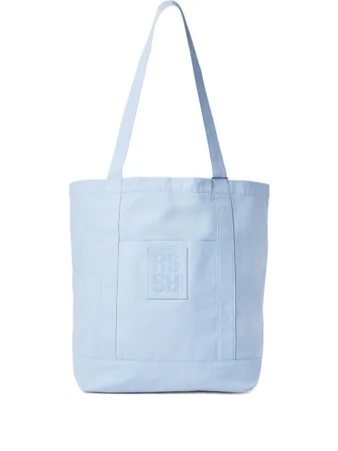 Raf Simons cotton tote bag Blue 23193510080