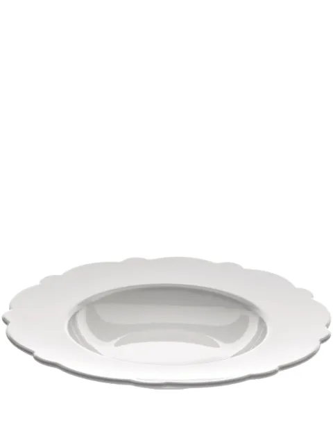 Alessi scallop-edge soup bowl (set of four) White MW012