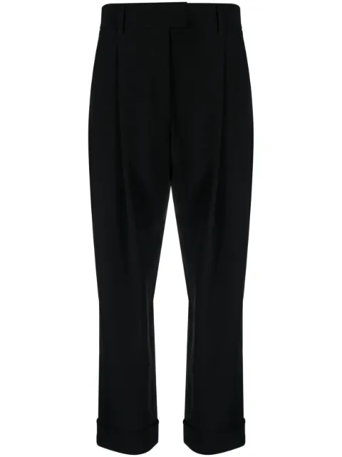 Brunello Cucinelli tapered high-waisted trousers Black MA029P7941C101