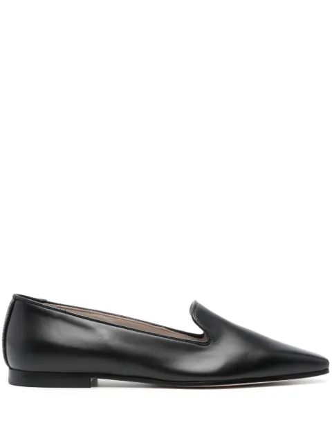 Fabiana Filippi rhinestone-embellished leather loafers Black ASD213A8130000H985
