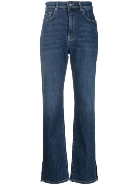Fabiana Filippi side-slit bootcut jeans Blue PAD213F2510000H705