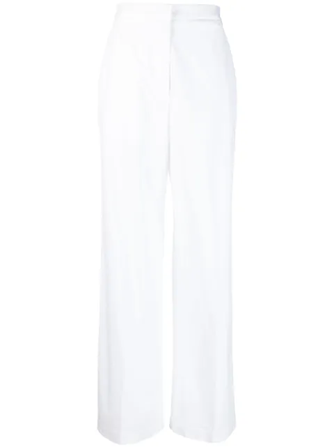 Fabiana Filippi high-waisted flared trousers White PAD213F2550000H710