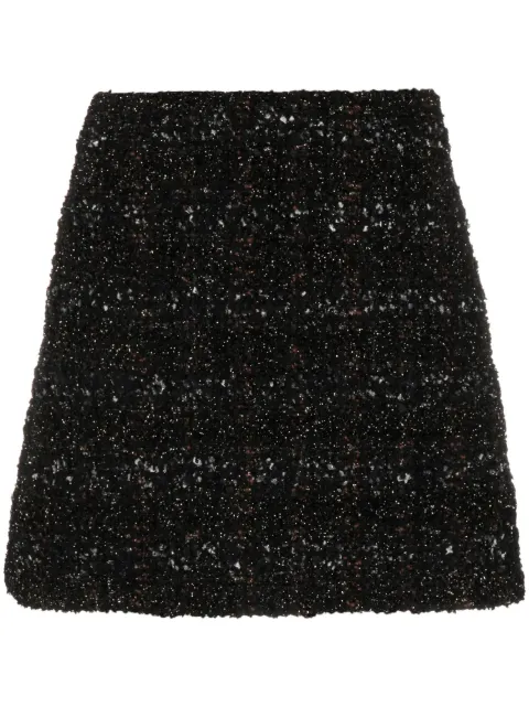 Fabiana Filippi textured high-waist skirt Black GND223F6880000H785