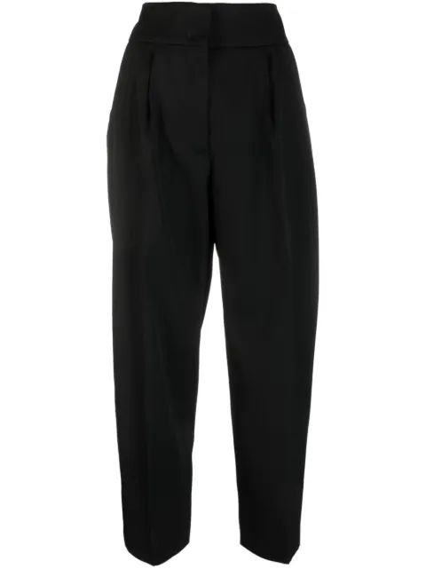 Fabiana Filippi high-waisted tapered trousers Black PAD213F2580000D554