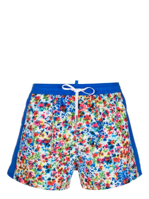 DSQUARED2 floral-print swim shorts Blue D7B645010ISA01