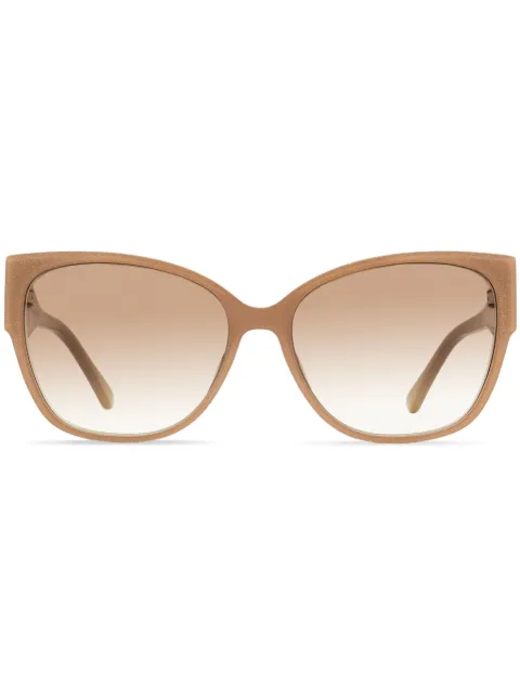Jimmy Choo Eyewear Shay oversize-frame sunglasses Neutrals SHAY